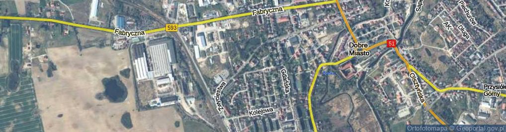 Zdjęcie satelitarne Plac 1 Sierpnia pl.